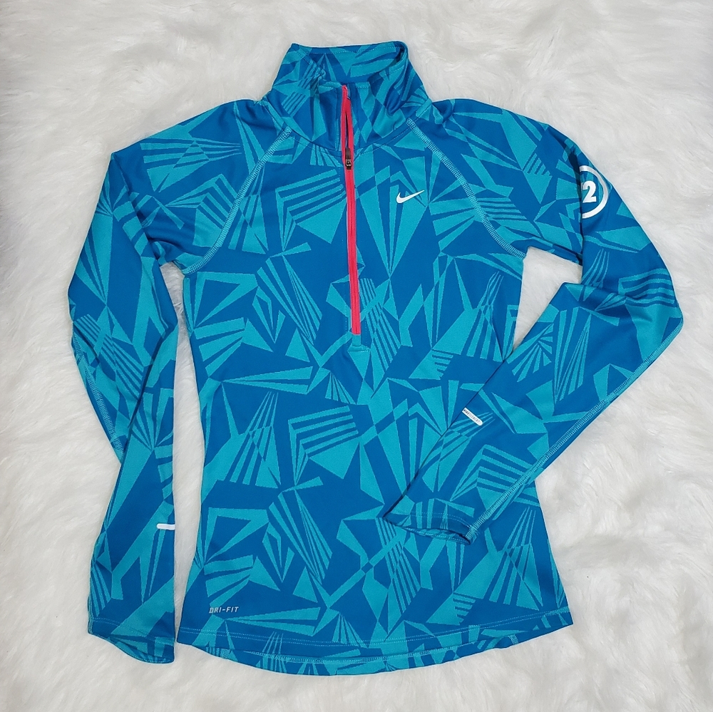 Nike Dri-Fit Element 72 blue pullover